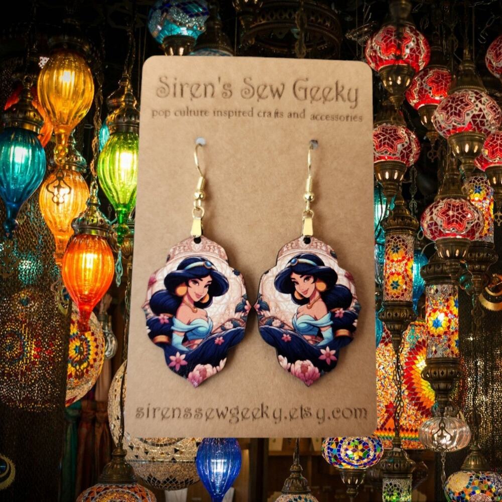 Princess Jasmine Disney Earrings